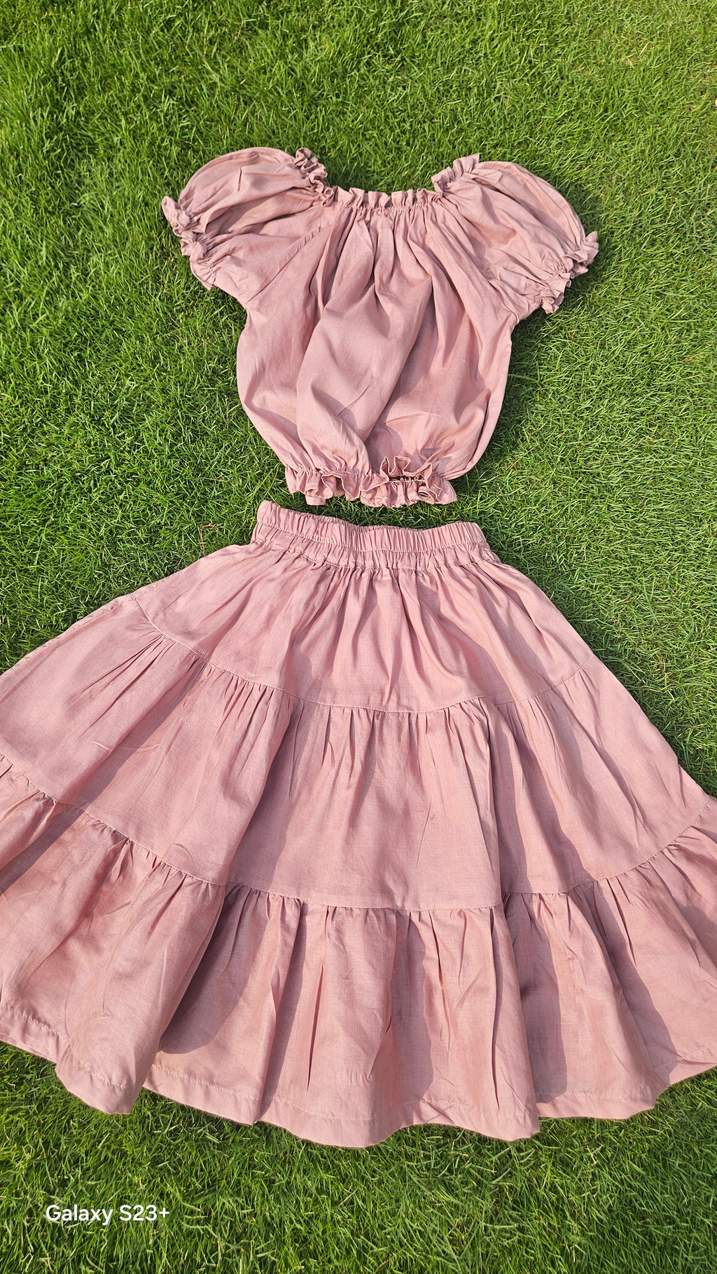 Pyazi Cotton Skirts & Top