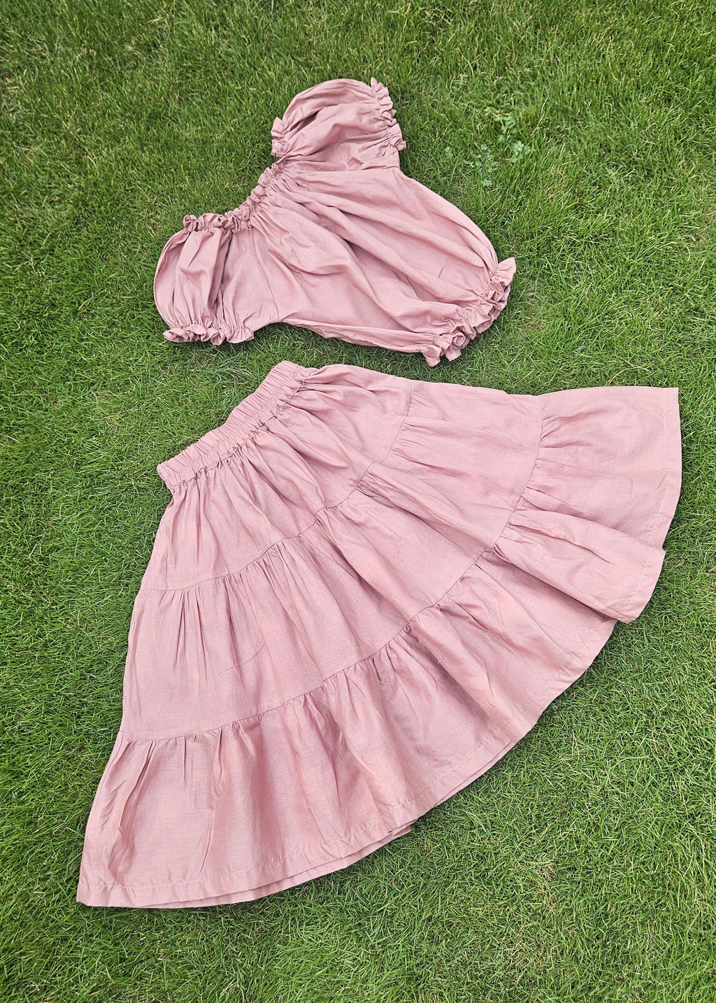 Pyazi Cotton Skirts & Top