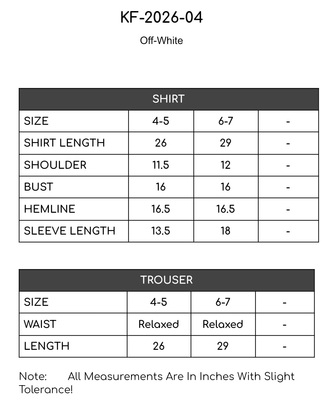 Off-White Floral Qameez & Trouser