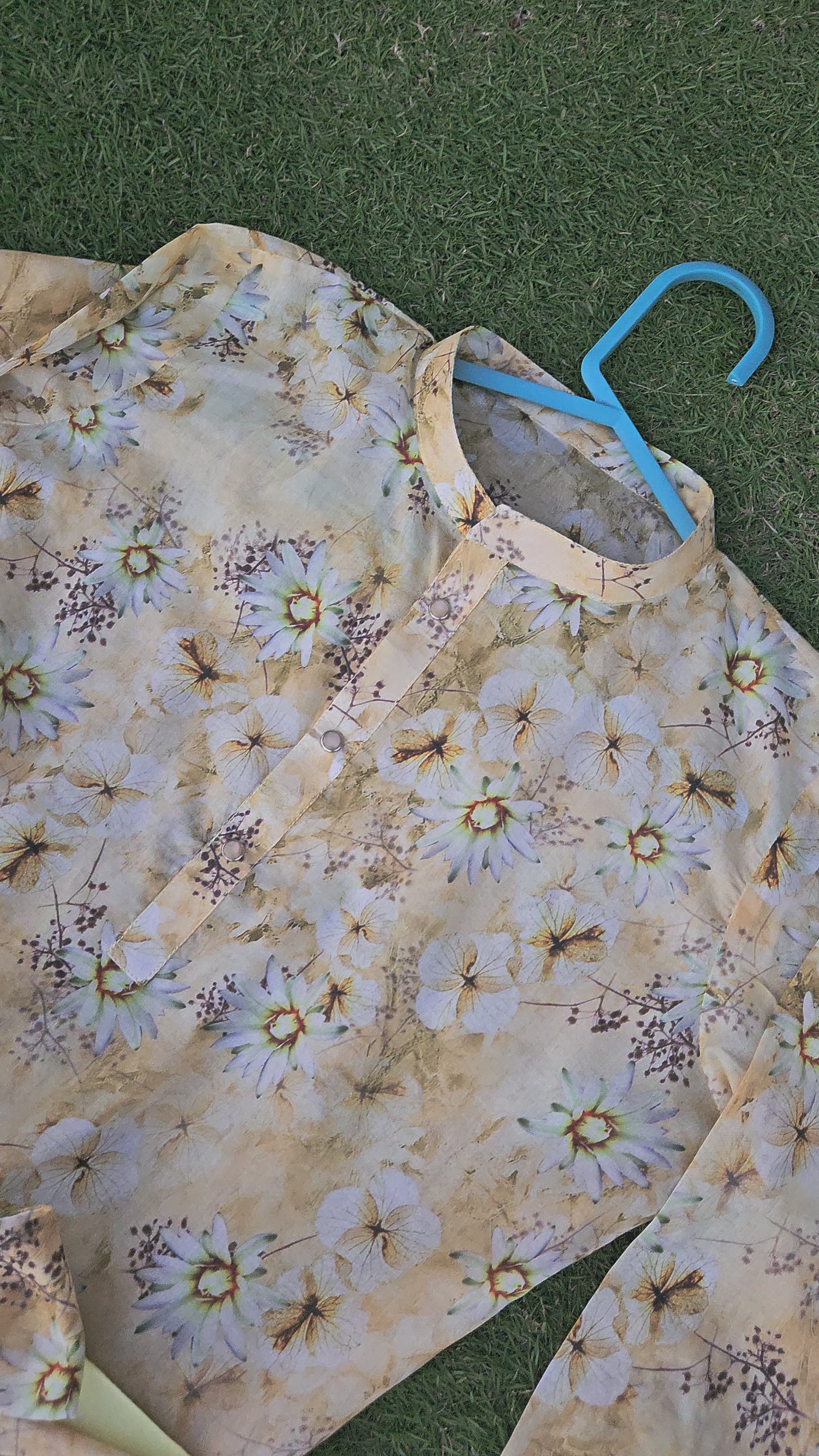 Yellow Chicken Kari Skirt With Floral Top