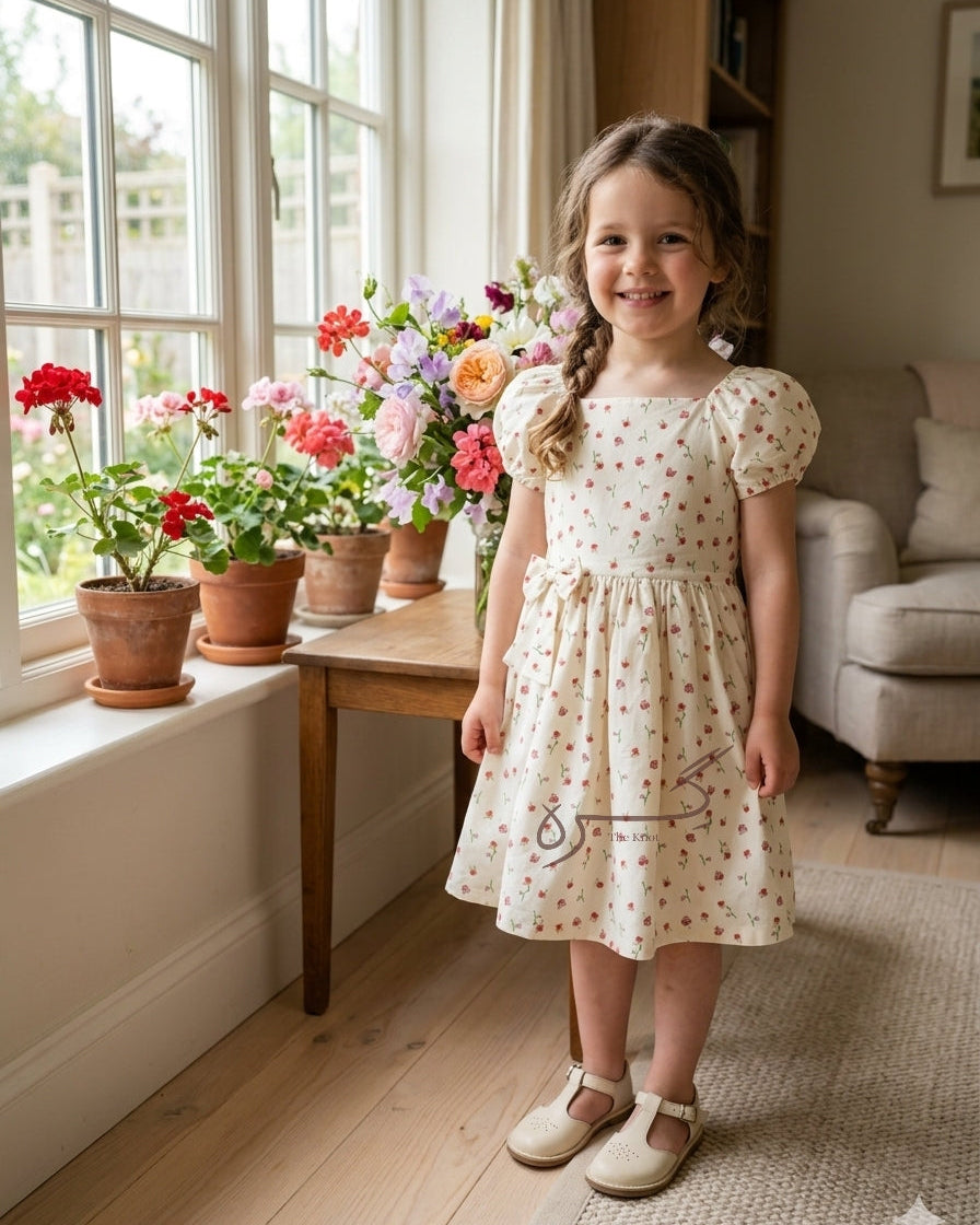Off-White Frock for Kids