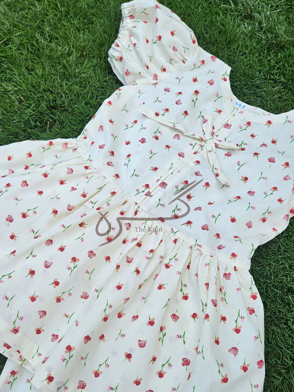 Off-White Frock with Trouser
