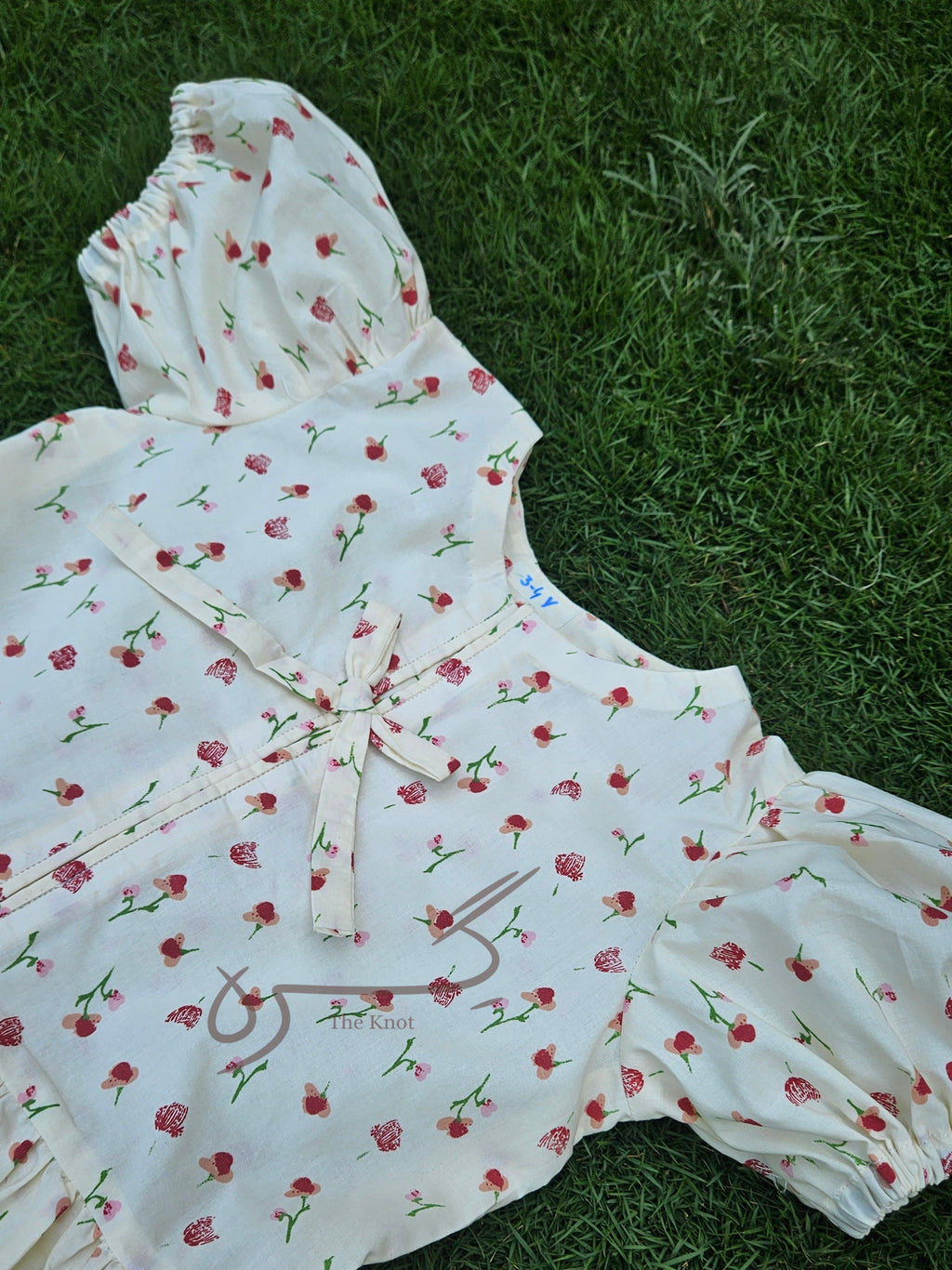 Off-White Frock with Trouser