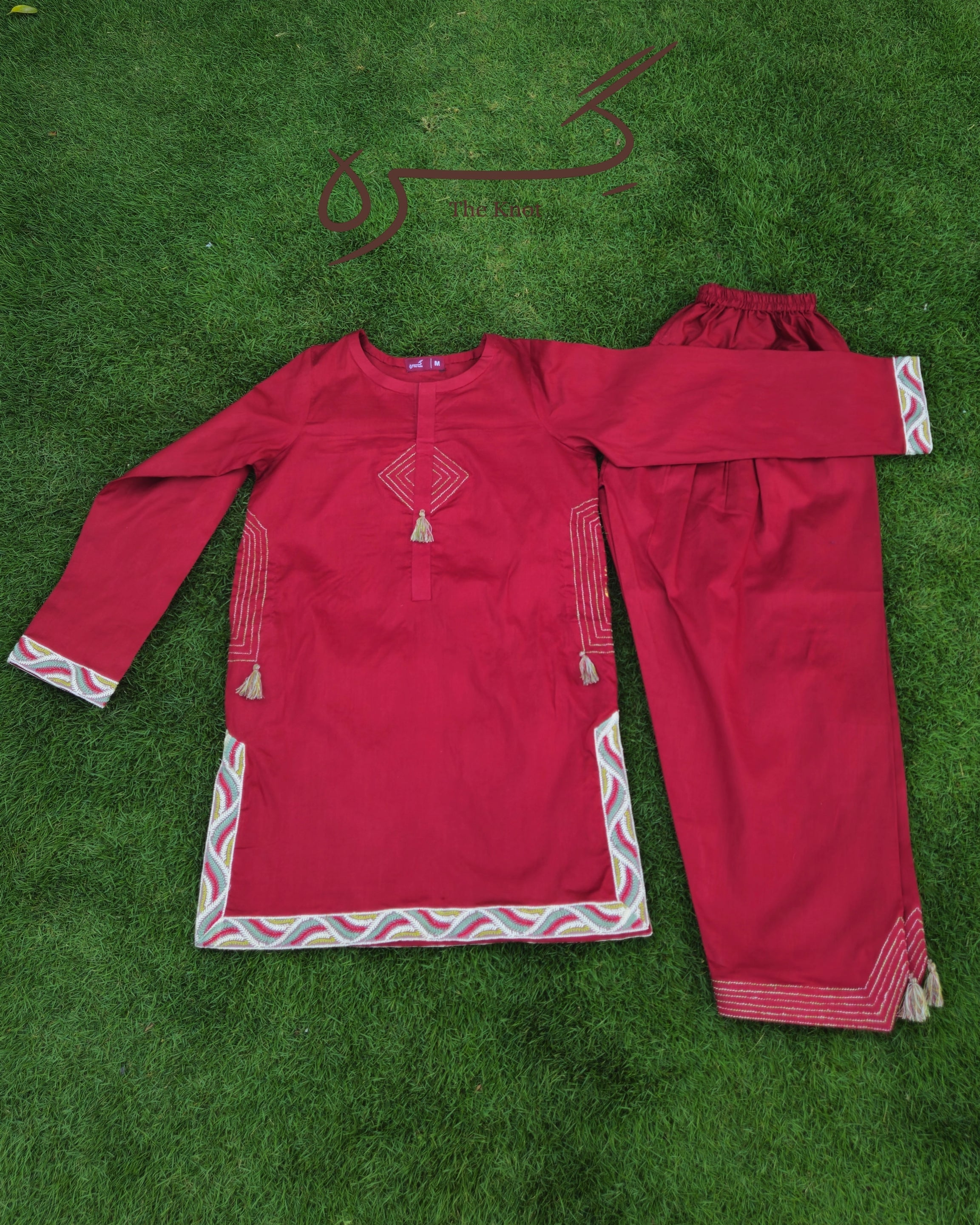 Maroon Eastern Shalwar Qameez